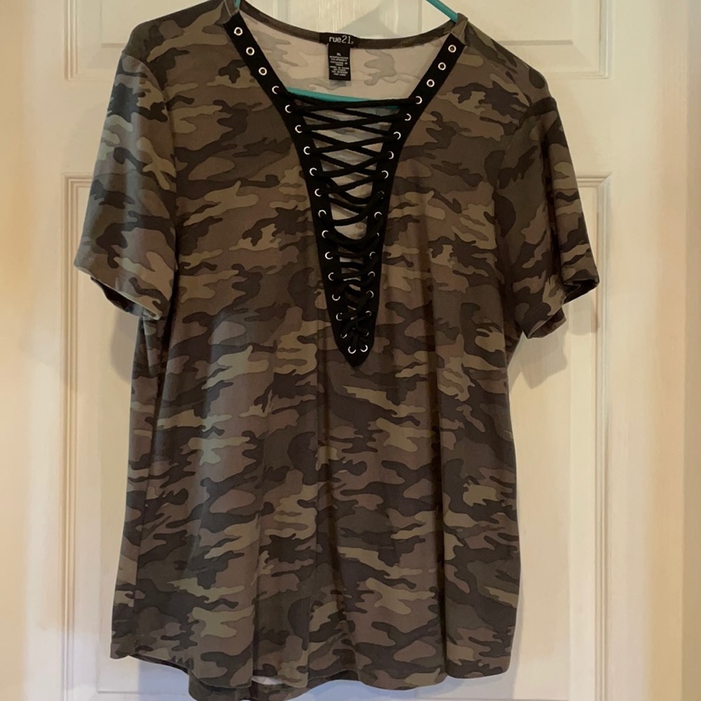 Cute camo top